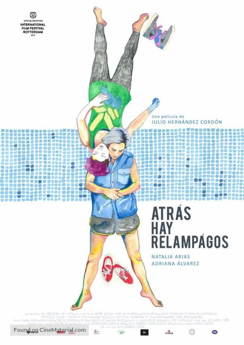 Atr&aacute;s hay rel&aacute;mpagos - Costa Rican Movie Poster