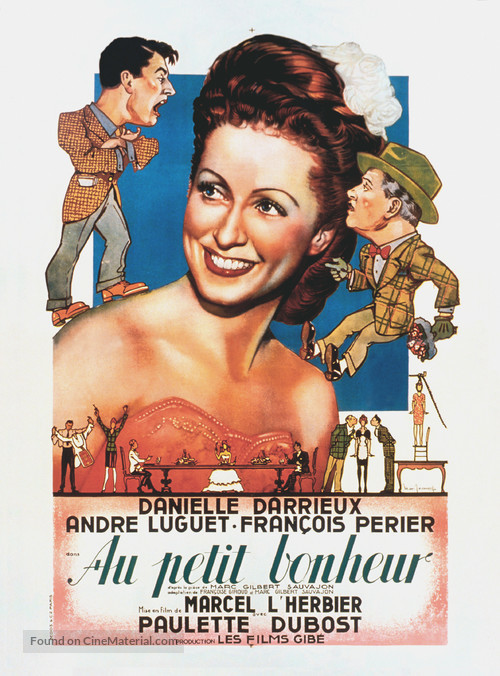 Au petit bonheur - French Movie Poster