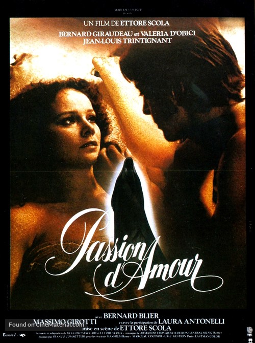 Passione d&#039;amore - French Movie Poster