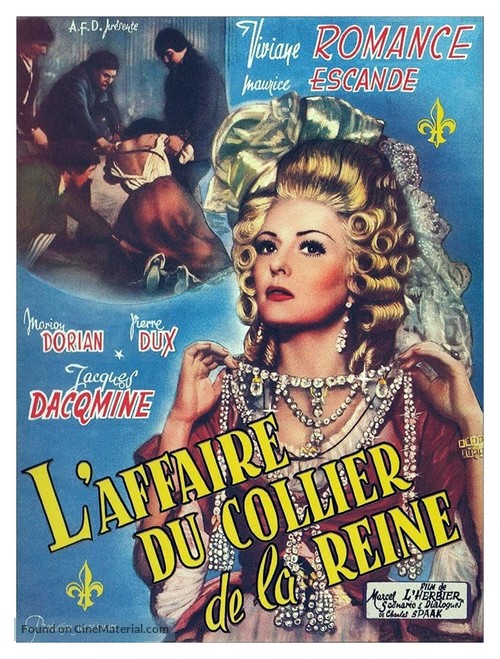 L&#039;affaire du collier de la reine - Belgian Movie Poster