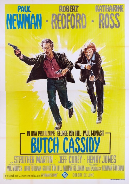 Butch Cassidy and the Sundance Kid - Italian Movie Poster