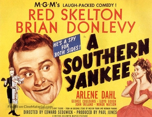 A Southern Yankee - British Movie Poster