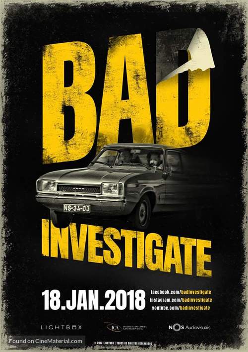 Bad Investigate - Portuguese Movie Poster