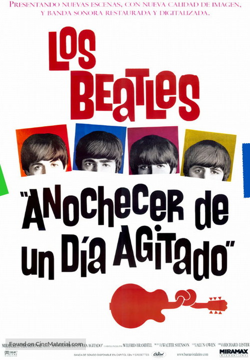 A Hard Day&#039;s Night - Mexican Movie Poster