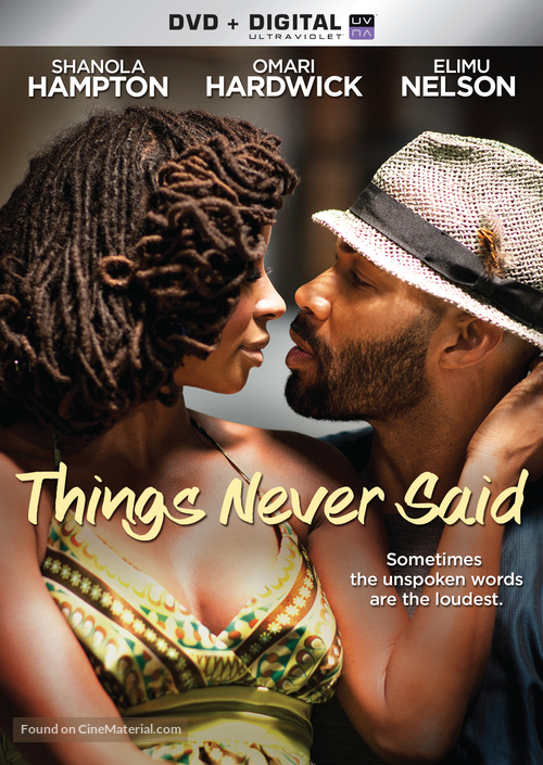 Things Never Said - DVD movie cover