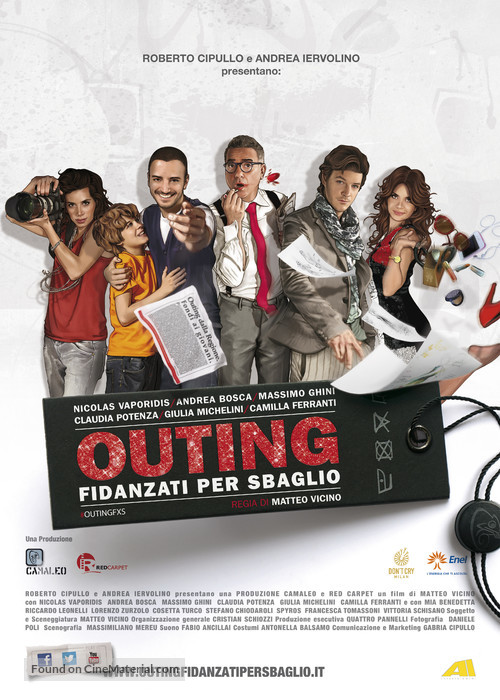 Outing - Fidanzati per sbaglio - Italian Movie Poster