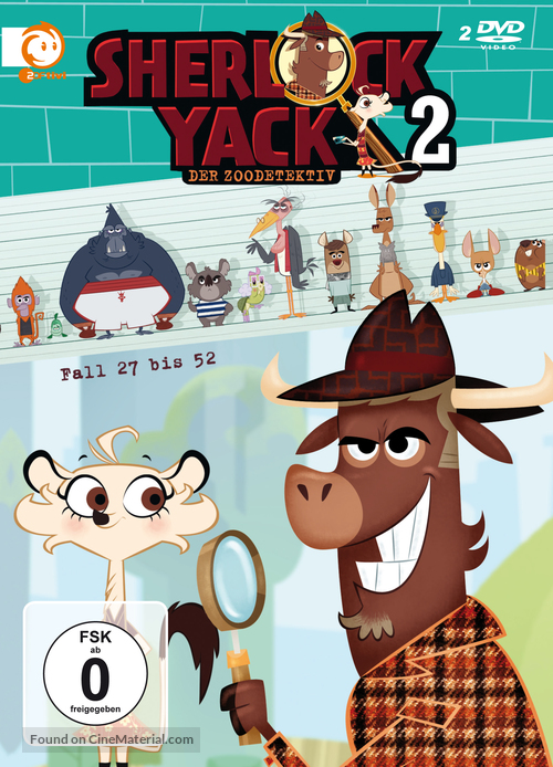 &quot;Sherlock Yack - Zoo-D&eacute;tective&quot; - German DVD movie cover