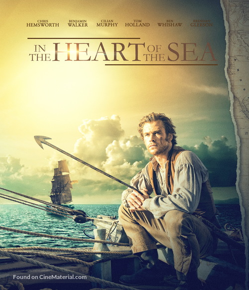 In the Heart of the Sea - Blu-Ray movie cover