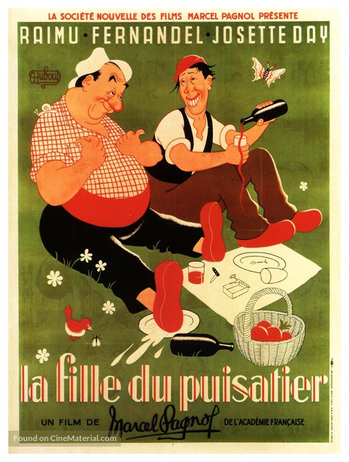 La fille du puisatier - French Movie Poster