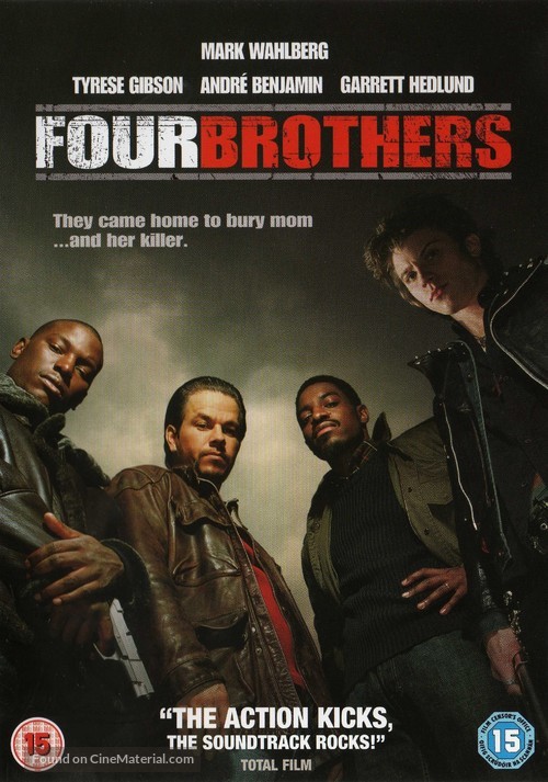 Four Brothers - British DVD movie cover