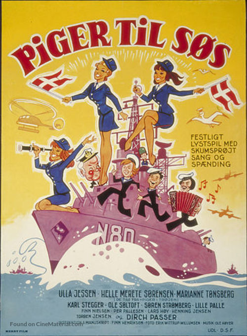 Piger til s&oslash;s - Danish Movie Poster