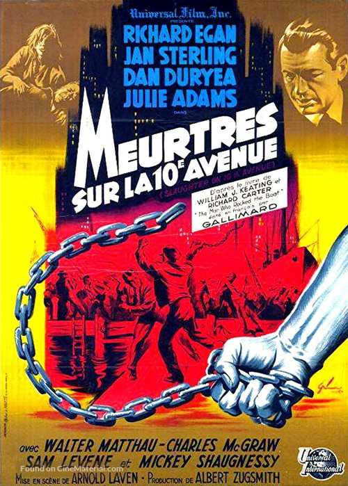 Slaughter on Tenth Avenue - French Movie Poster