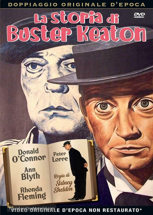 The Buster Keaton Story - Italian DVD movie cover