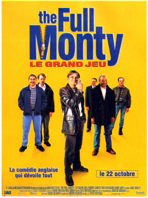 The Full Monty - French Movie Poster