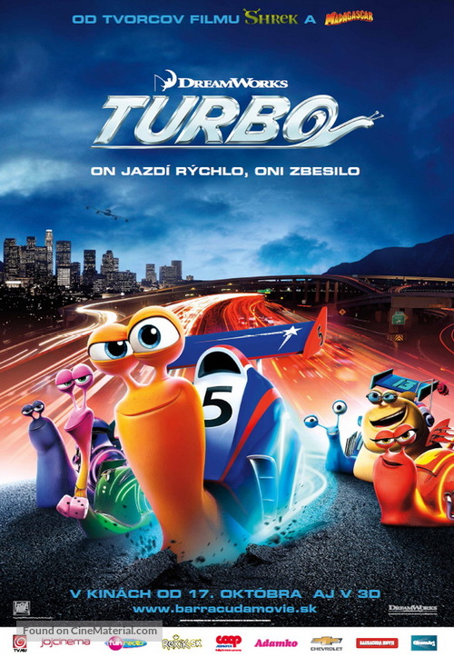 Turbo - Slovak Movie Poster