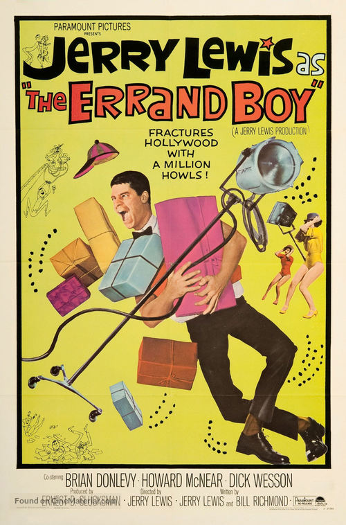 The Errand Boy - Re-release movie poster