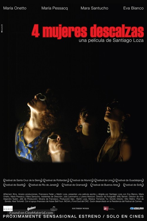 Cuatro mujeres descalzas - Argentinian Movie Poster