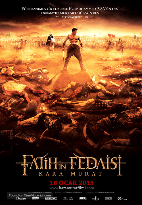 Fatih&#039;in Fedaisi Kara Murat - Turkish Movie Poster