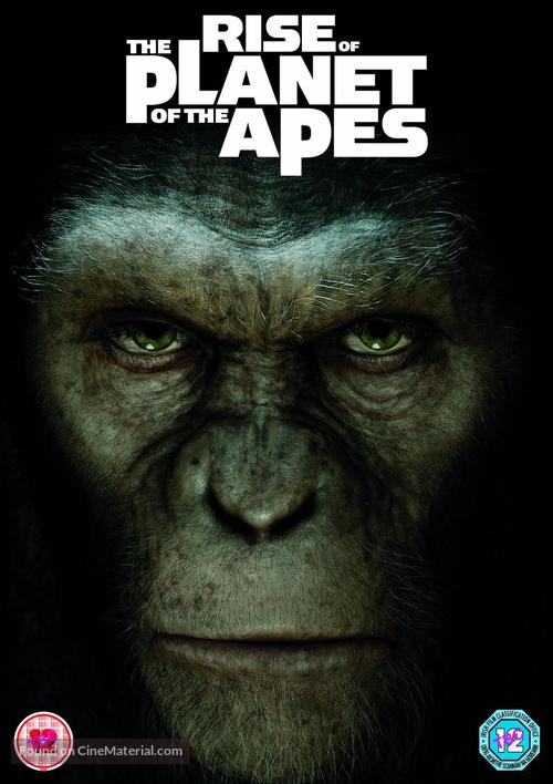 Rise of the Planet of the Apes - British DVD movie cover