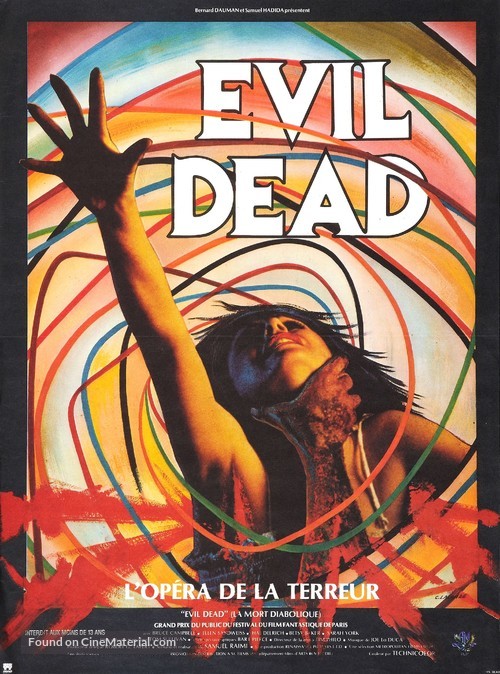 The Evil Dead - French Movie Poster