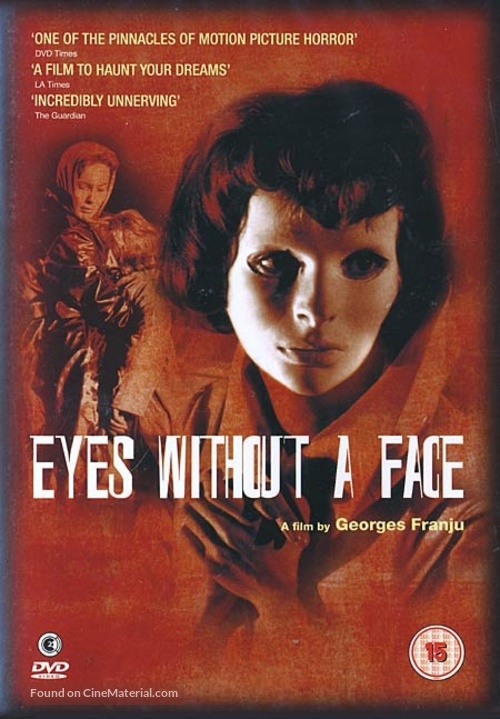 Les yeux sans visage - British DVD movie cover