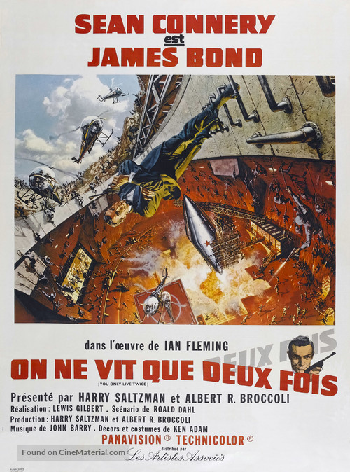 You Only Live Twice - French Movie Poster