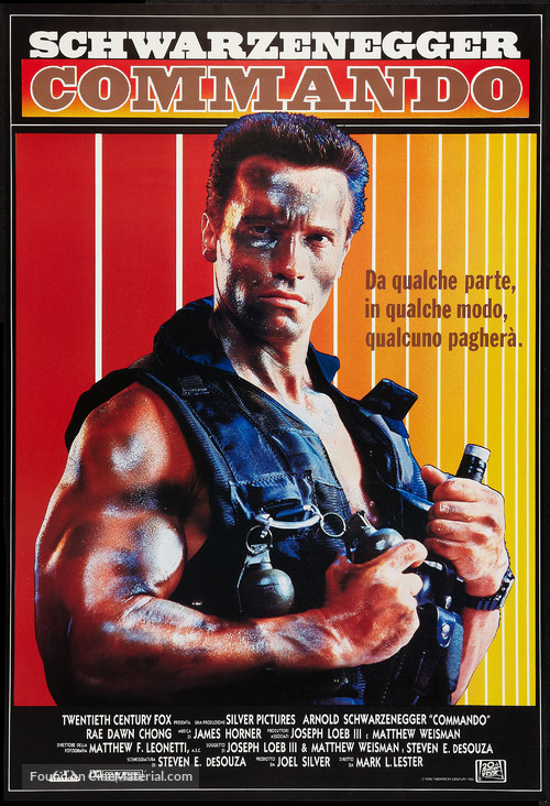 Commando - Italian Movie Poster