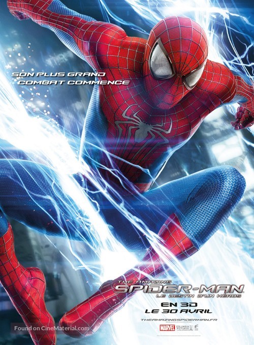The Amazing Spider-Man 2 - French Movie Poster