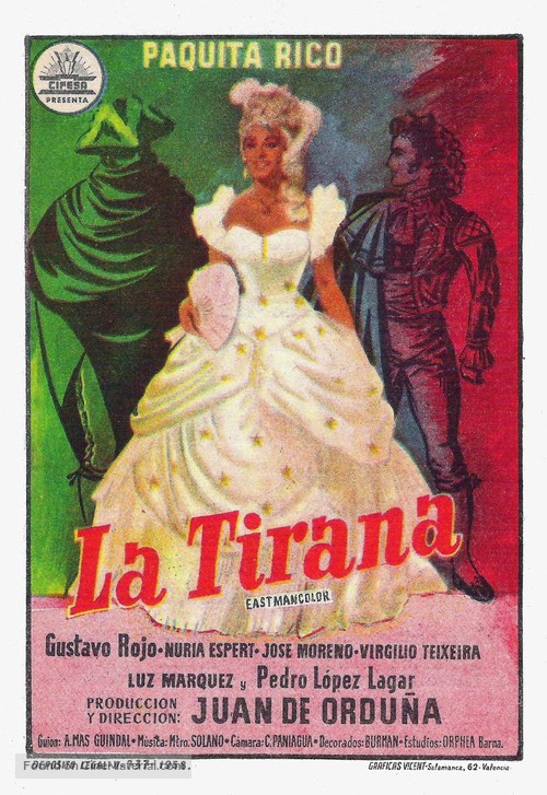 La tirana - Spanish Movie Poster