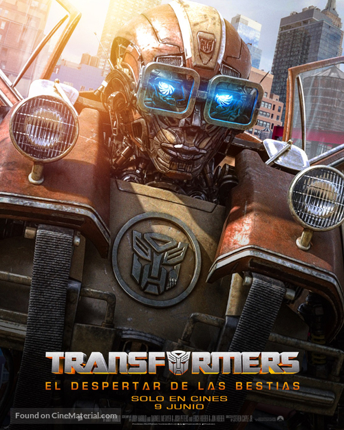 Transformers: Rise of the Beasts - Spanish Movie Poster