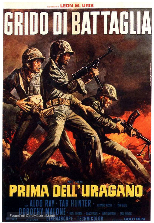 Battle Cry - Italian Movie Poster