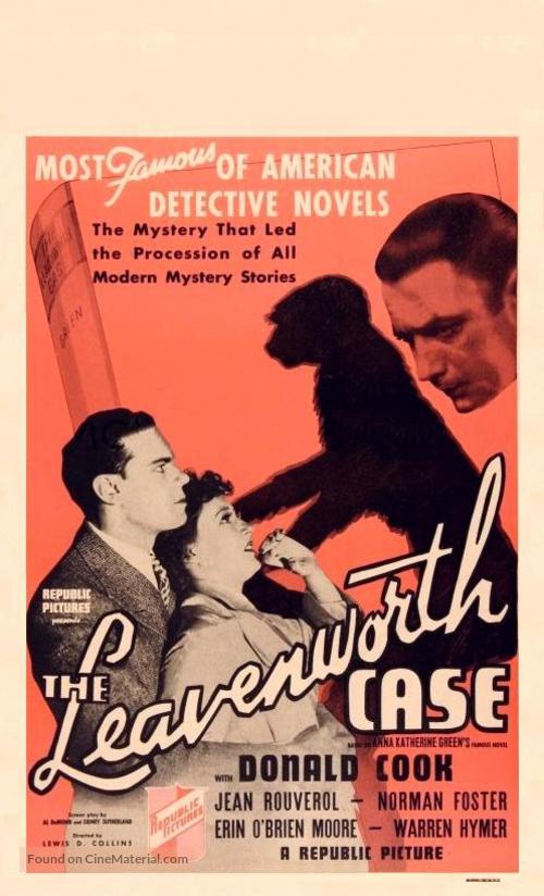 The Leavenworth Case - Movie Poster