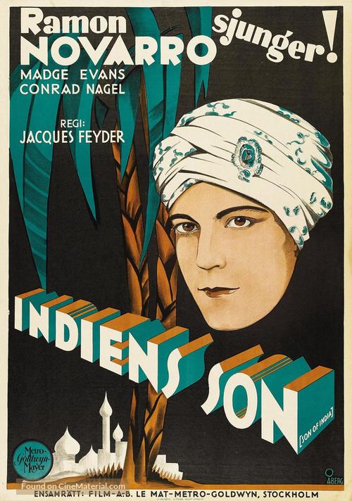 Son of India - Swedish Movie Poster