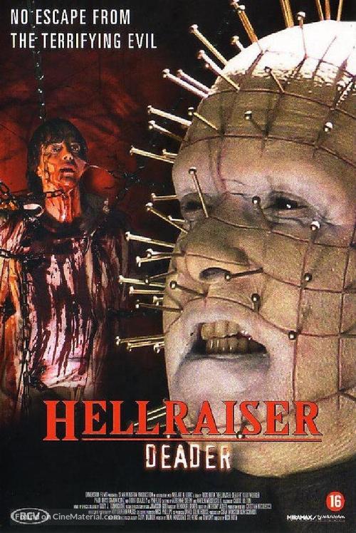 Hellraiser: Deader - Dutch DVD movie cover