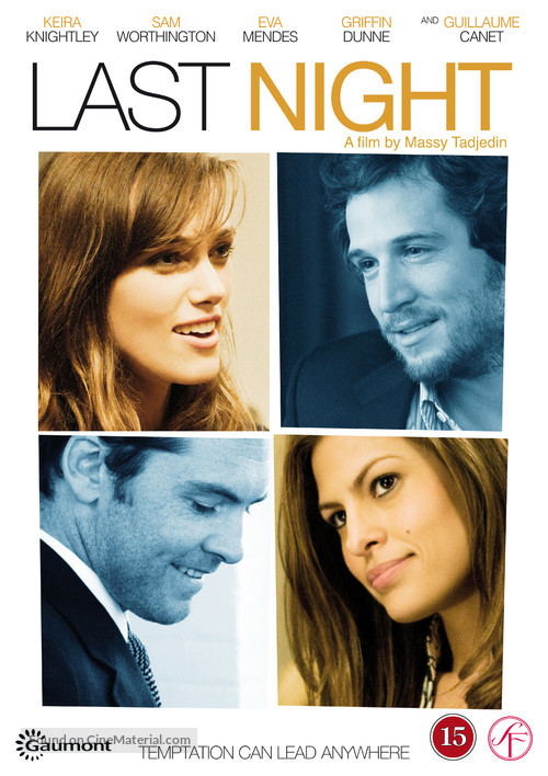 Last Night - Danish DVD movie cover