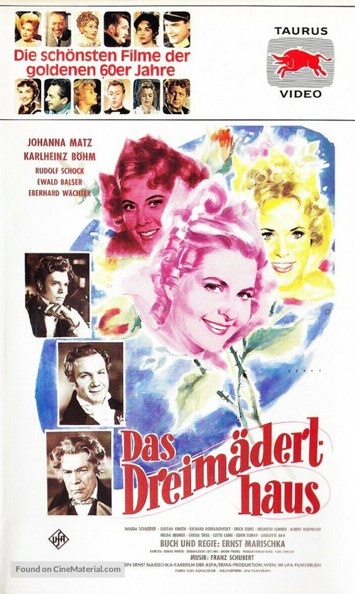 Das Dreim&auml;derlhaus - German VHS movie cover