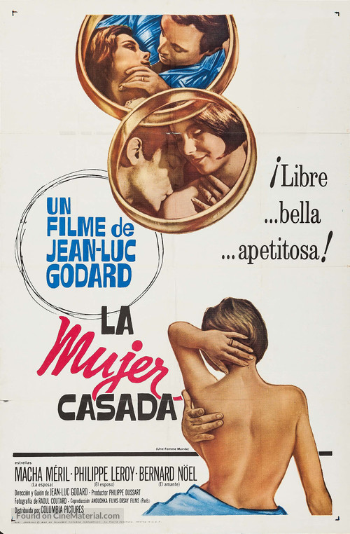 Une femme mari&eacute;e: Suite de fragments d&#039;un film tourn&eacute; en 1964 - Spanish Movie Poster
