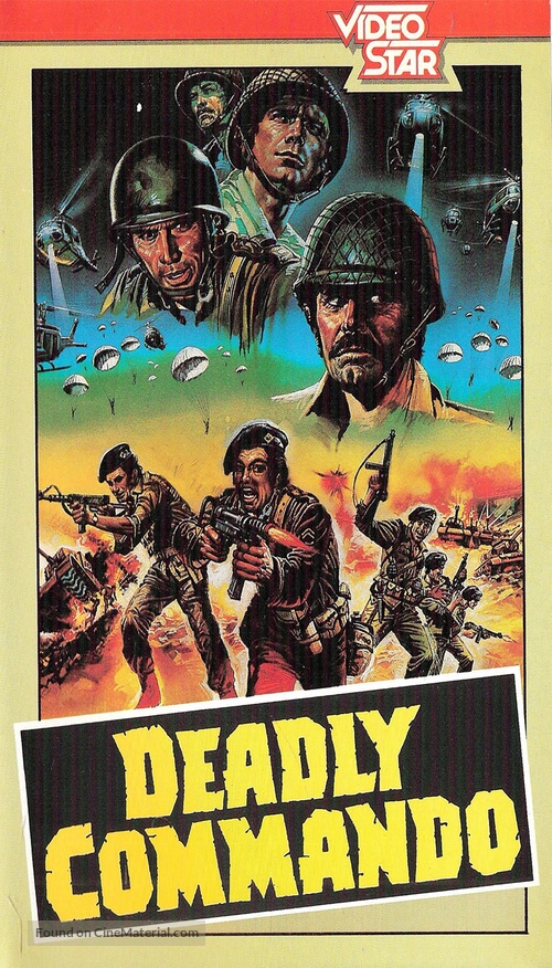 Deadly Commando - Dutch VHS movie cover