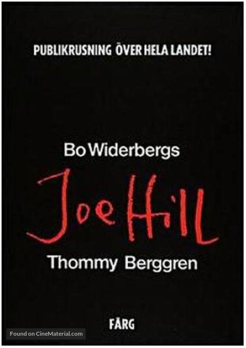 Joe Hill - Swedish poster
