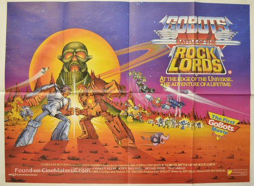 GoBots: War of the Rock Lords - British Movie Poster