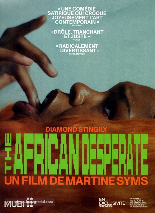 The African Desperate - French Movie Poster