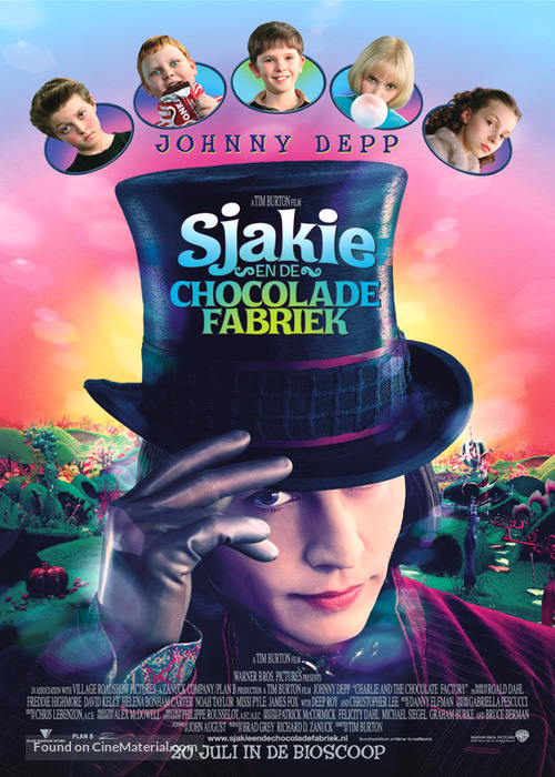 Charlie and the Chocolate Factory - Dutch Movie Poster