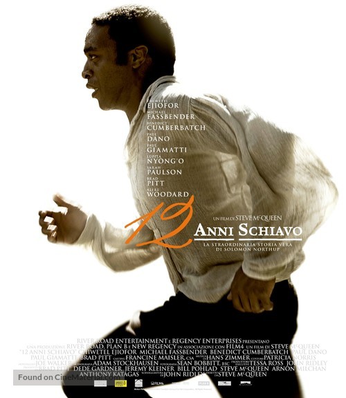 12 Years a Slave - Italian Movie Poster