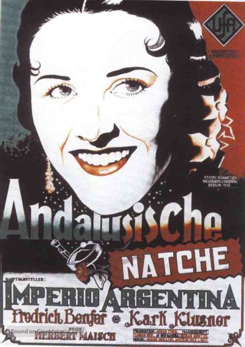 Carmen, la de Triana - German Movie Poster