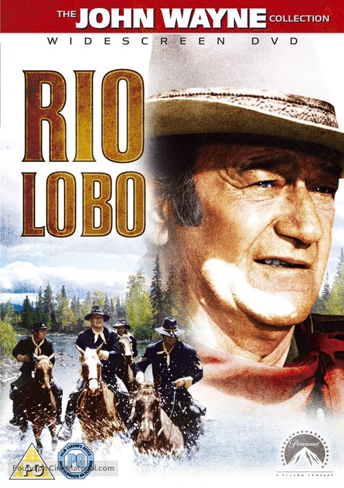Rio Lobo - British DVD movie cover