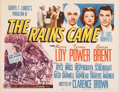 The Rains Came - Movie Poster