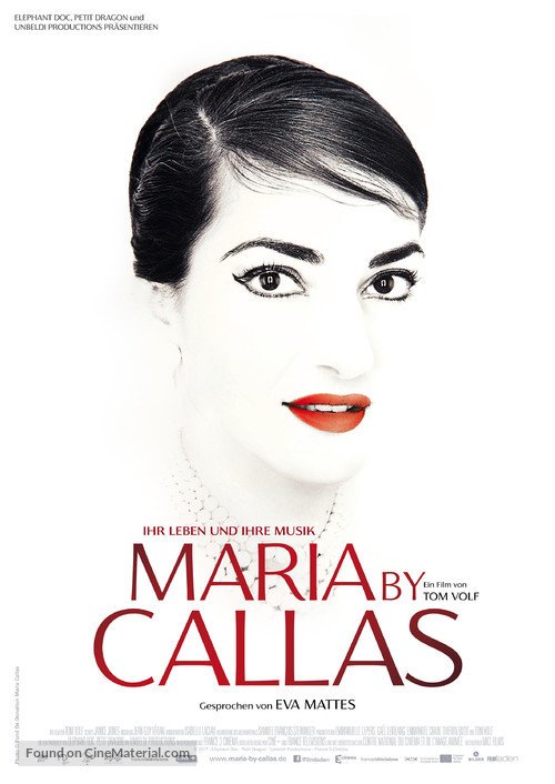 Maria by Callas: In Her Own Words - Austrian Movie Poster