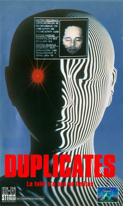 Duplicates - French VHS movie cover
