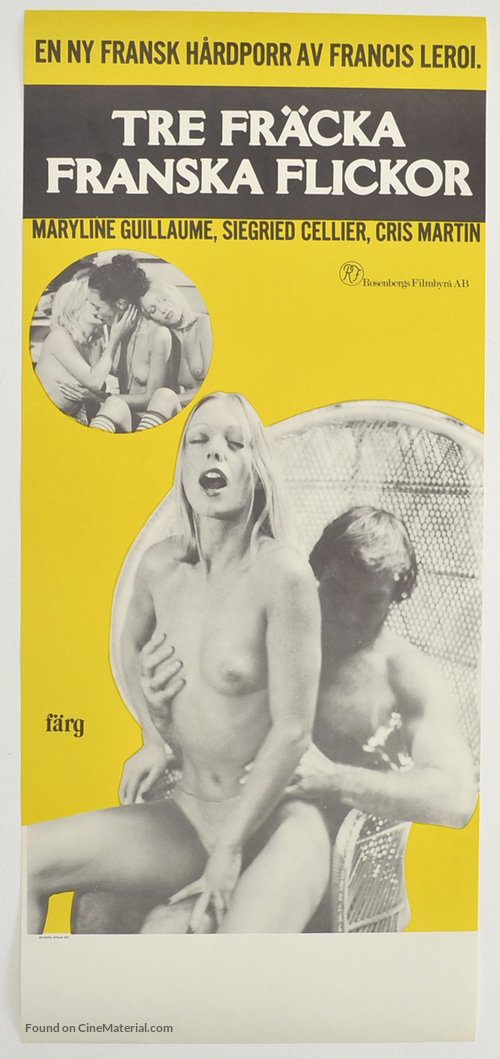 Les plaisirs solitaires - Swedish Movie Poster