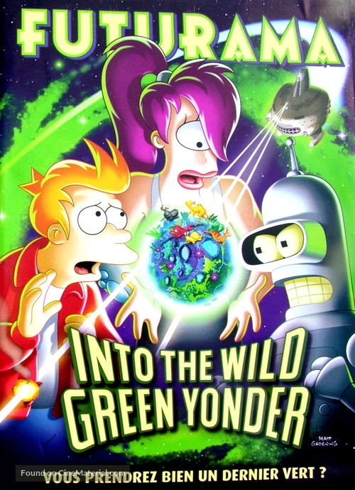 Futurama: Into the Wild Green Yonder - French DVD movie cover